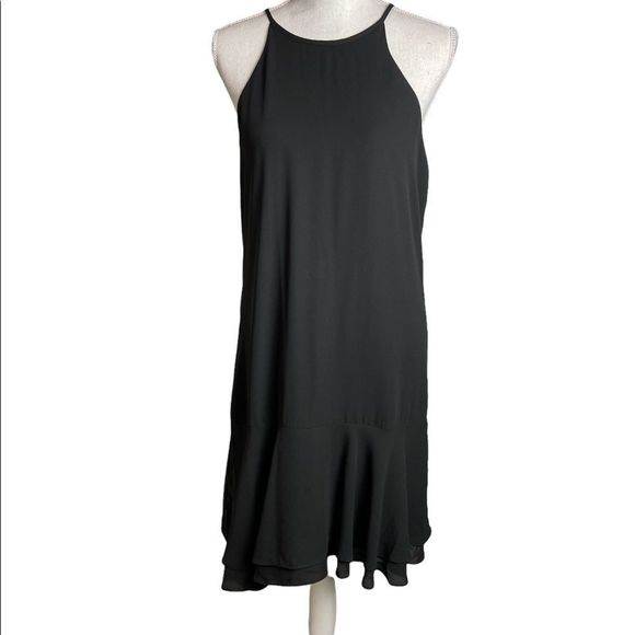 Charles Henry Black Flowy Dress NWT - Picture 1 of 8